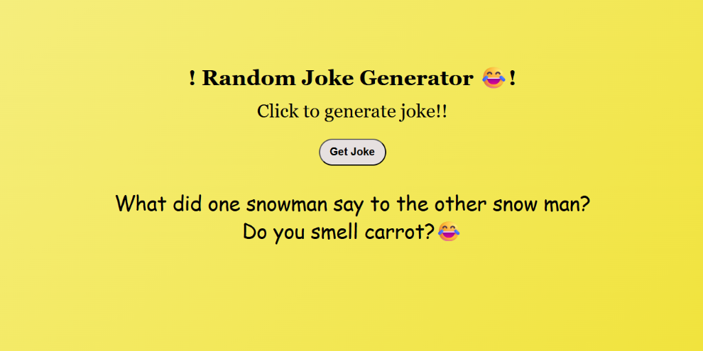 Joke Generator
